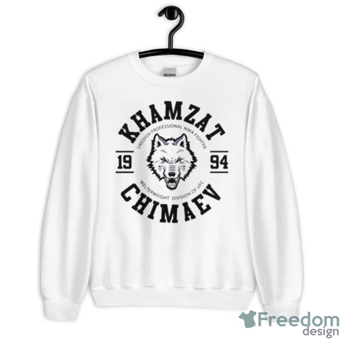 Ufc Fighter Khamzat Chimaev Shirt - Unisex Heavy Blend Crewneck Sweatshirt