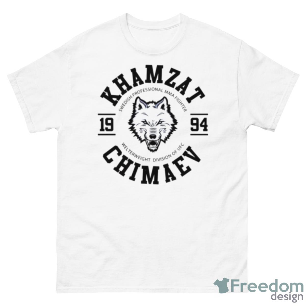 Ufc Fighter Khamzat Chimaev Shirt - 500 Men’s Classic Tee Gildan