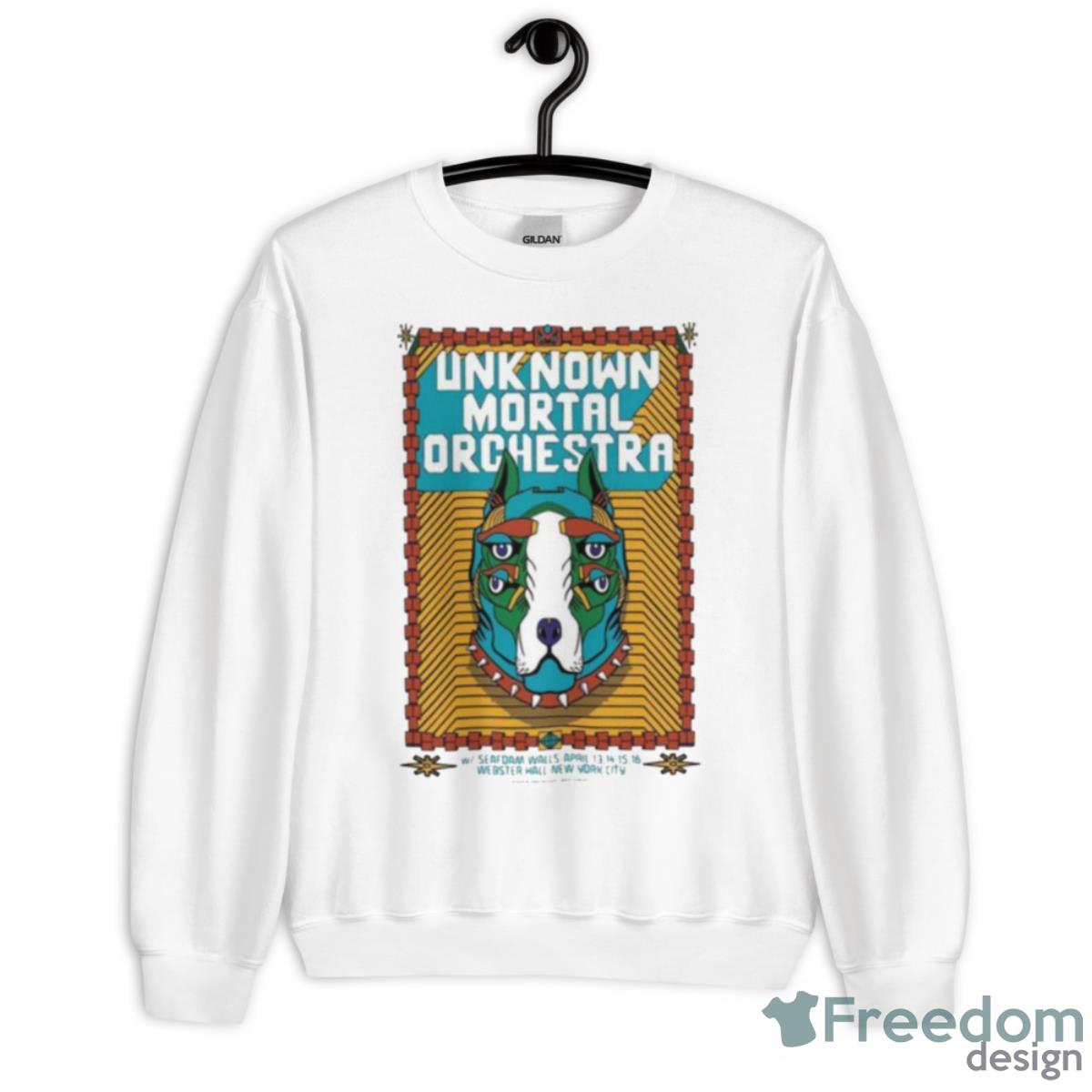 Unknown Mortal Orchestra W Amulets Mar 28 29 2023 The Fillmore San Francisco Shirt - Unisex Heavy Blend Crewneck Sweatshirt