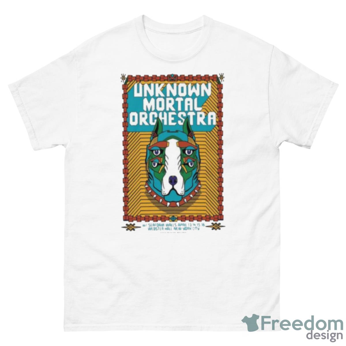 Unknown Mortal Orchestra W Amulets Mar 28 29 2023 The Fillmore San Francisco Shirt - 500 Men’s Classic Tee Gildan