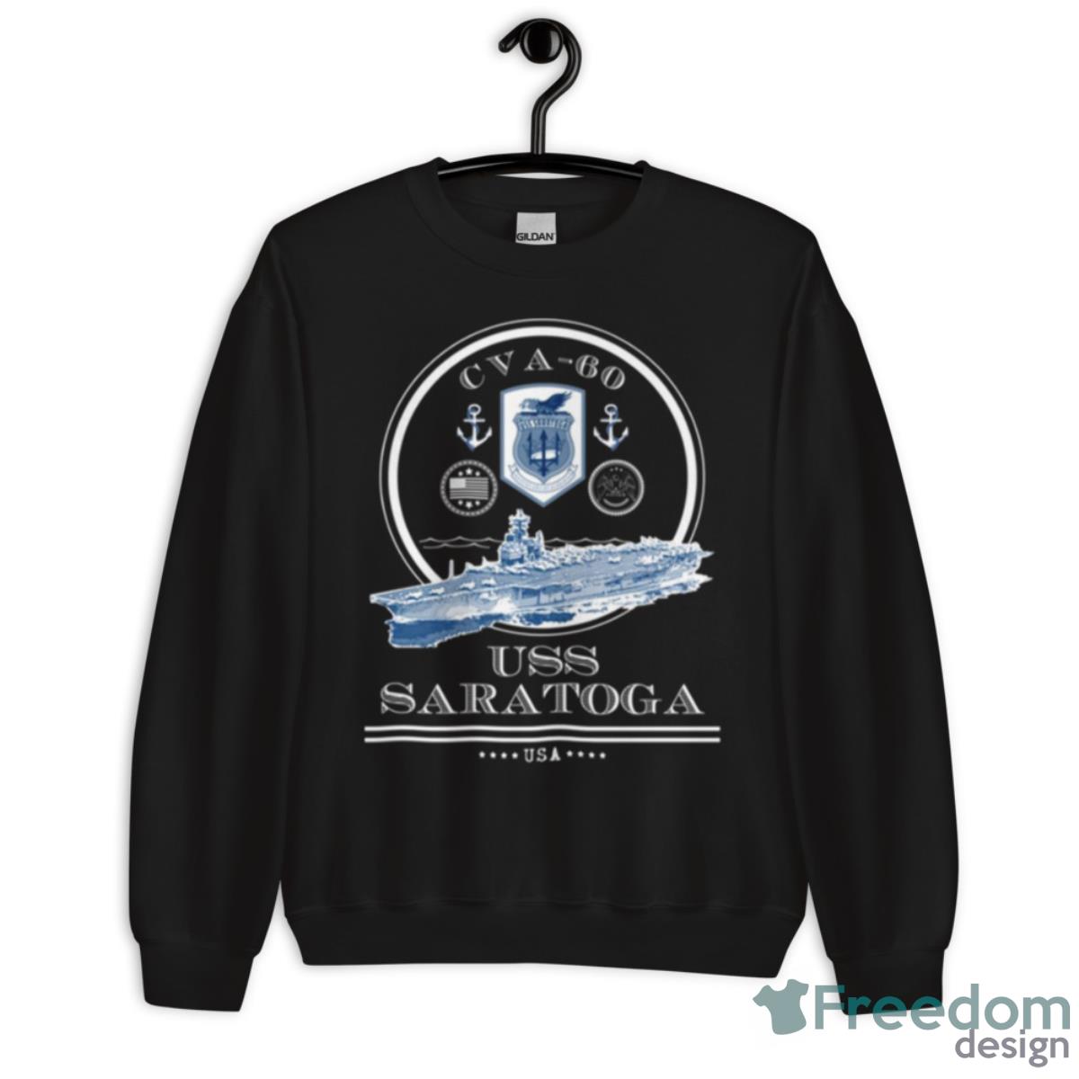 Uss Saratoga Cva 60 Naval Ship Military Aircraft Carrier shirt