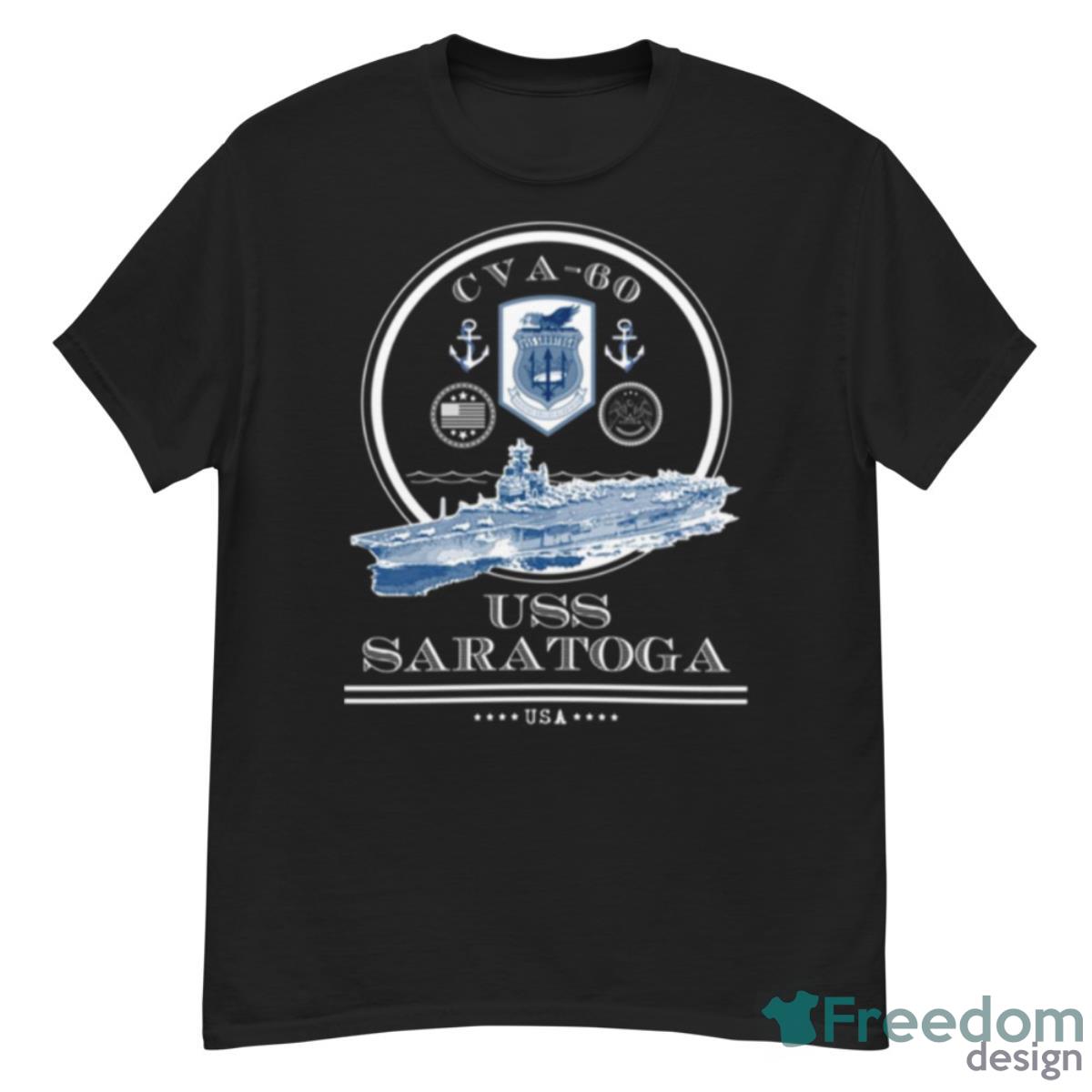 Uss Saratoga Cva 60 Naval Ship Military Aircraft Carrier shirt - G500 Men’s Classic T-Shirt