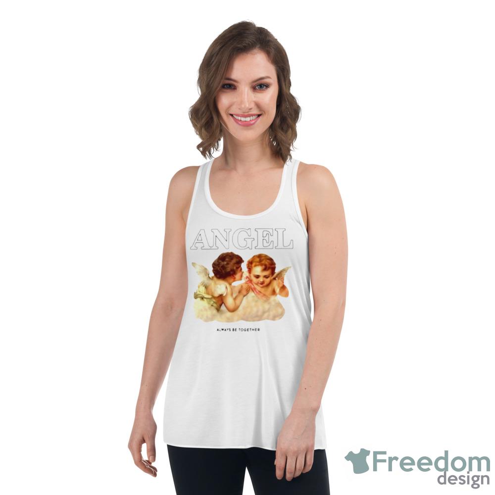 Valentina angel always be together shirt angel happy smile t shirt - Womens Flowy Racerback Tank Valentina angel always be together shirt angel happy smile t shirt - Womens Flowy Racerback Tank