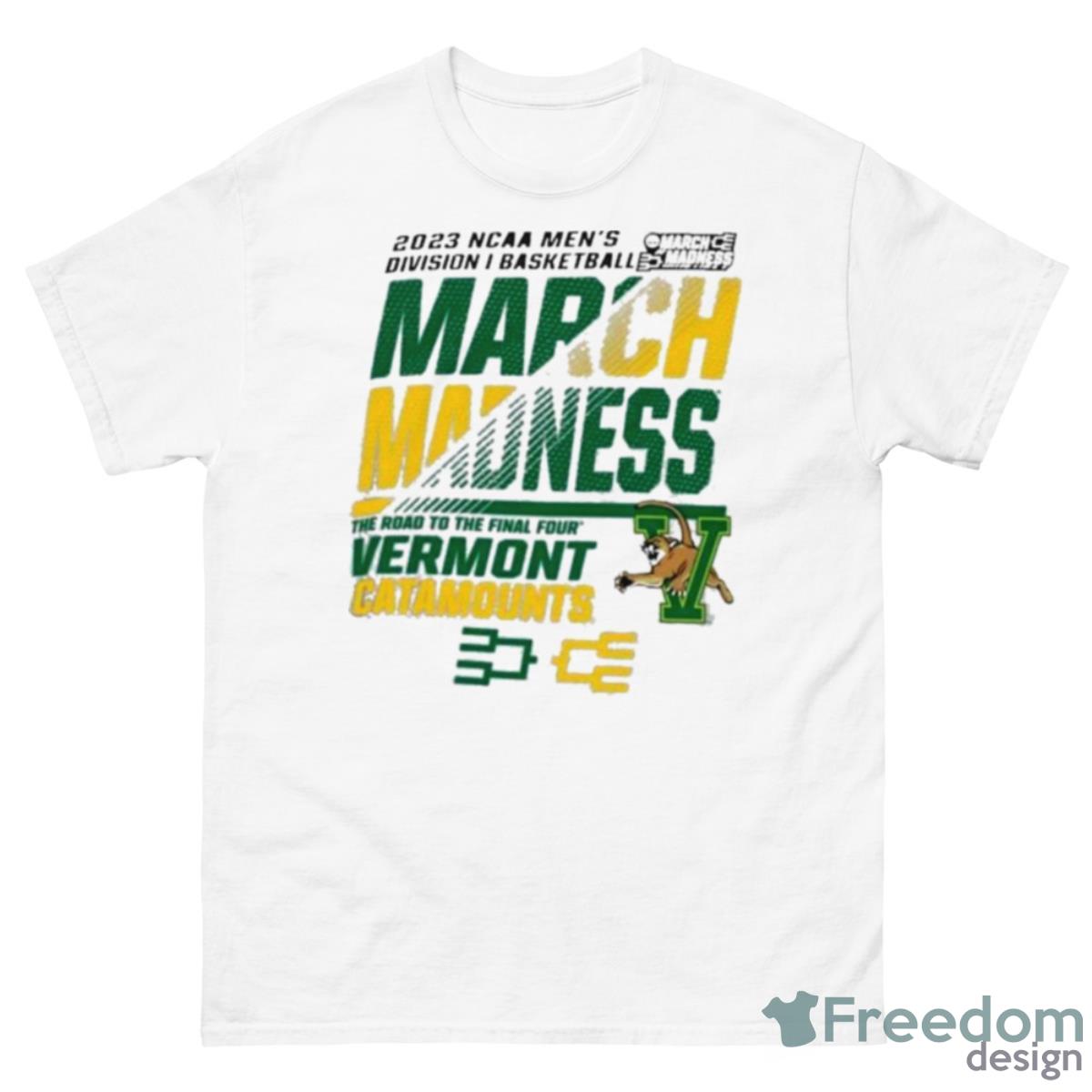Vermont Men’s Basketball 2023 NCAA March Madness The Road To Final Four Shirt - 500 Men’s Classic Tee Gildan