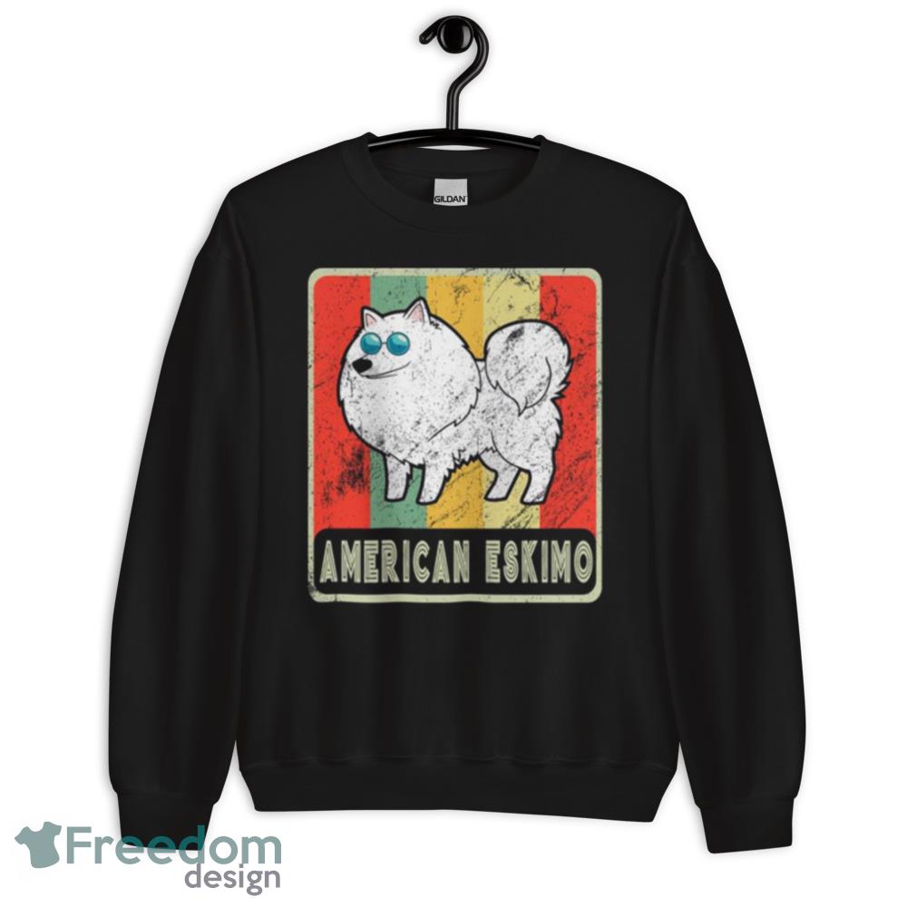 Vintage American Eskimo Dog For Dog Lover Shirt