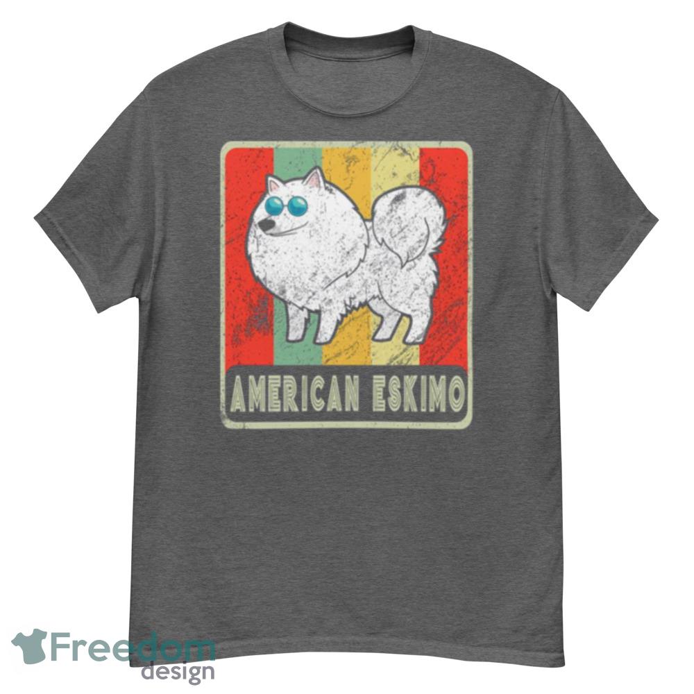 Vintage American Eskimo Dog For Dog Lover Shirt - G500 Men’s Classic T-Shirt