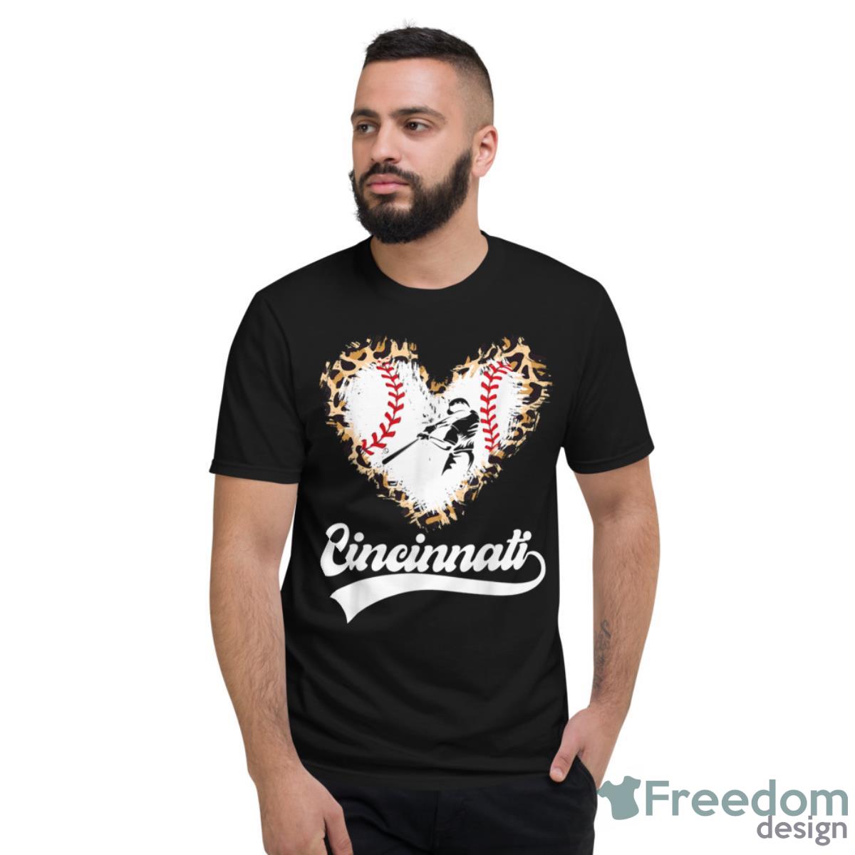 Vintage Cincinnati City Baseball Lovers Baseball Fans Shirt - Short Sleeve T-Shirt