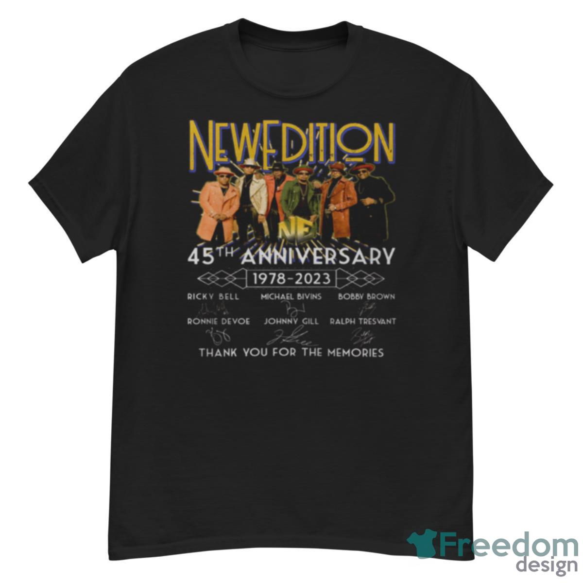 Vintage New Edition 45 Years Annyversary Shirt Product Photo 1