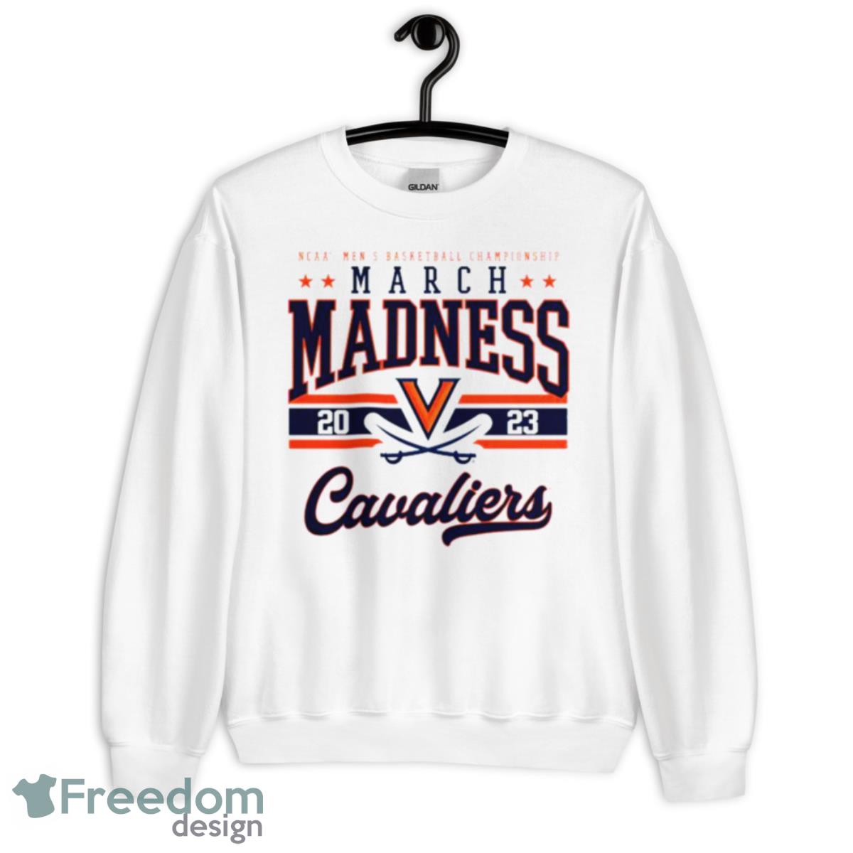 Virginia Cavaliers 2023 NCAA Men’s Basketball Tournament March Madness Shirt - Unisex Heavy Blend Crewneck Sweatshirt