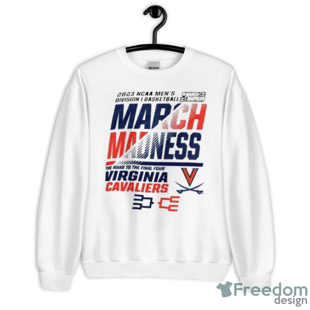 Virginia Cavaliers Men’s Basketball 2023 NCAA March Madness The Road To Final Four Shirt