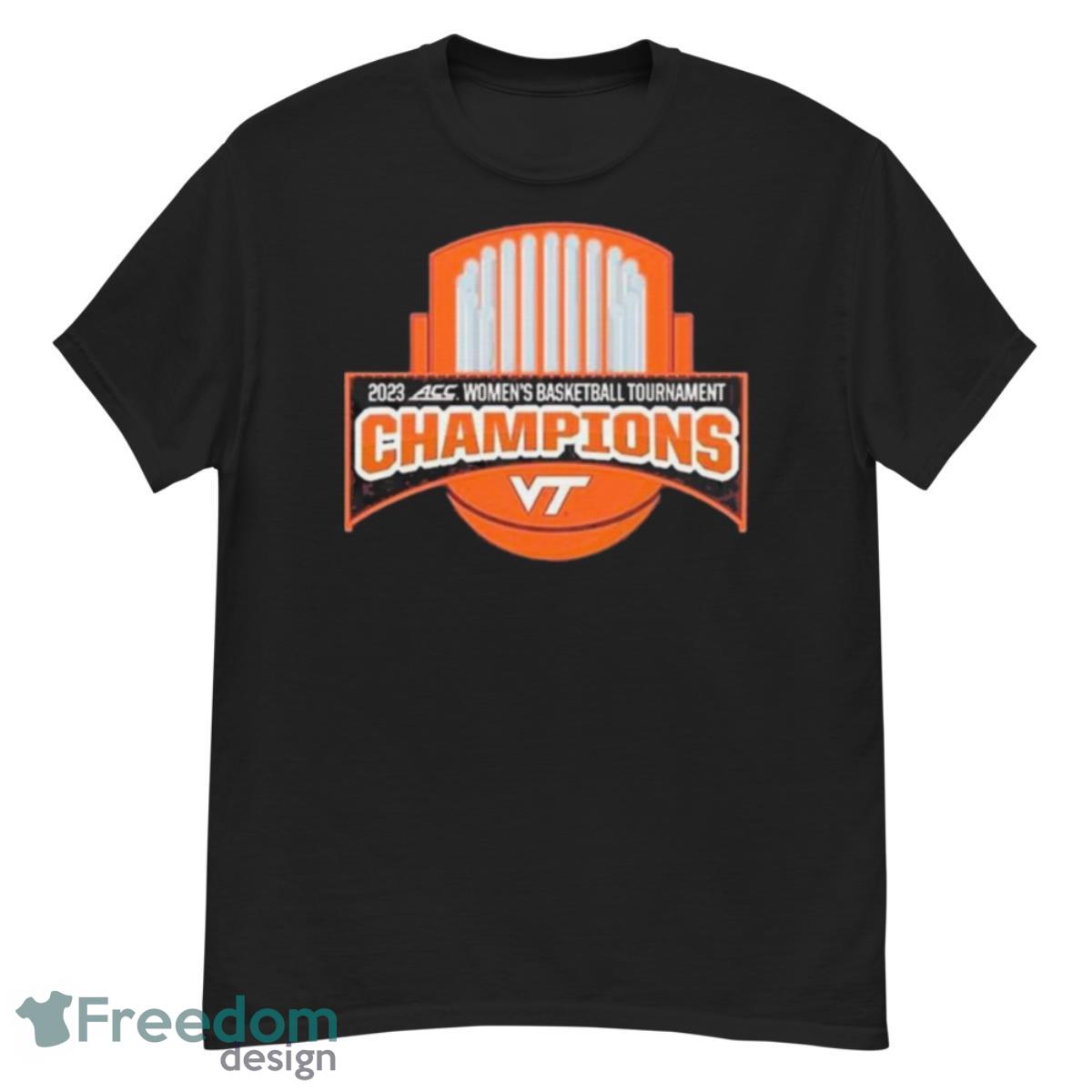 Virginia Tech Hokies 2023 Acc Women’s Basketball Conference Tournament Champions Commemorative Shirt - G500 Men’s Classic T-Shirt