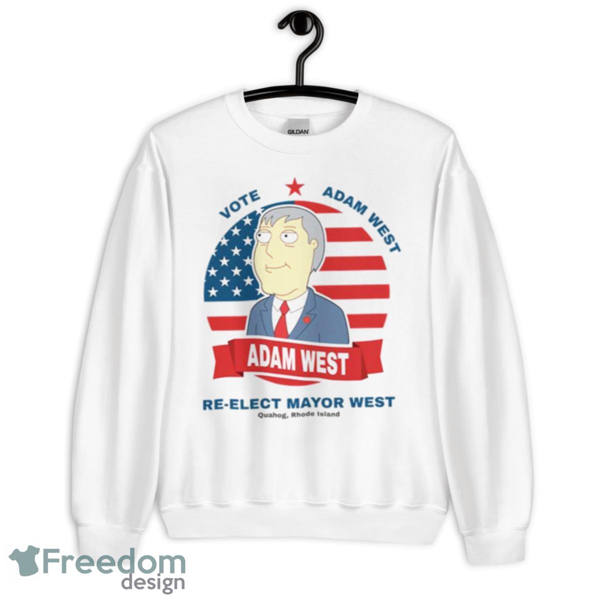 Vote Mayor West The Futurama Shirt - Unisex Heavy Blend Crewneck Sweatshirt