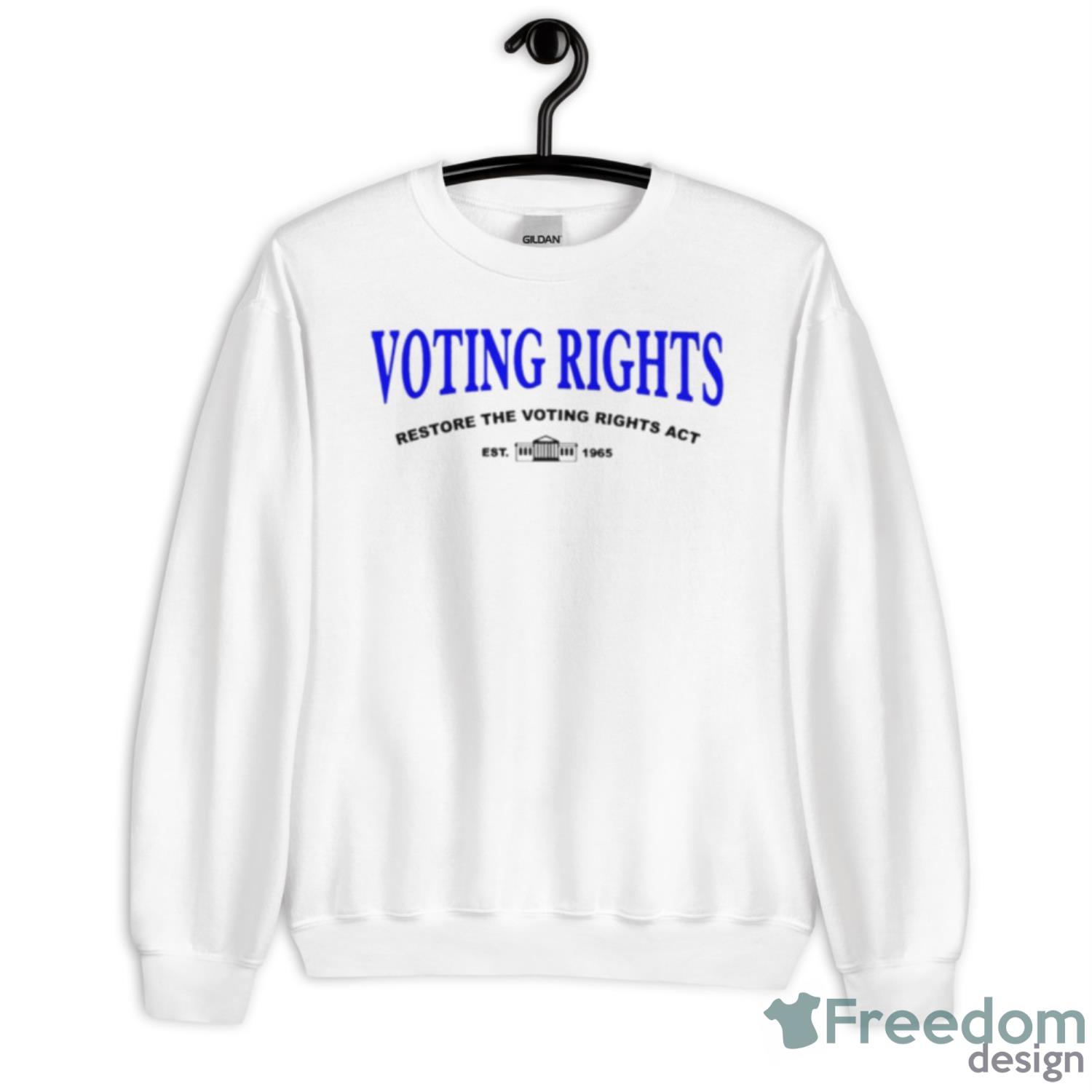 Voting Rights Restore The Voting Rights Act Shirt - Unisex Heavy Blend Crewneck Sweatshirt