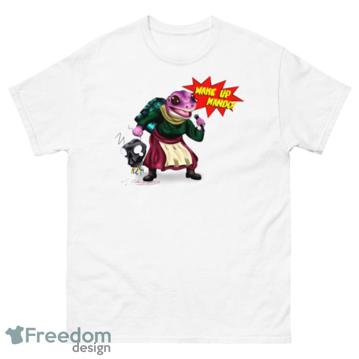 Wake Up Mando Furious Frog Mom The Mandalorian Shirt - 500 Men’s Classic Tee Gildan