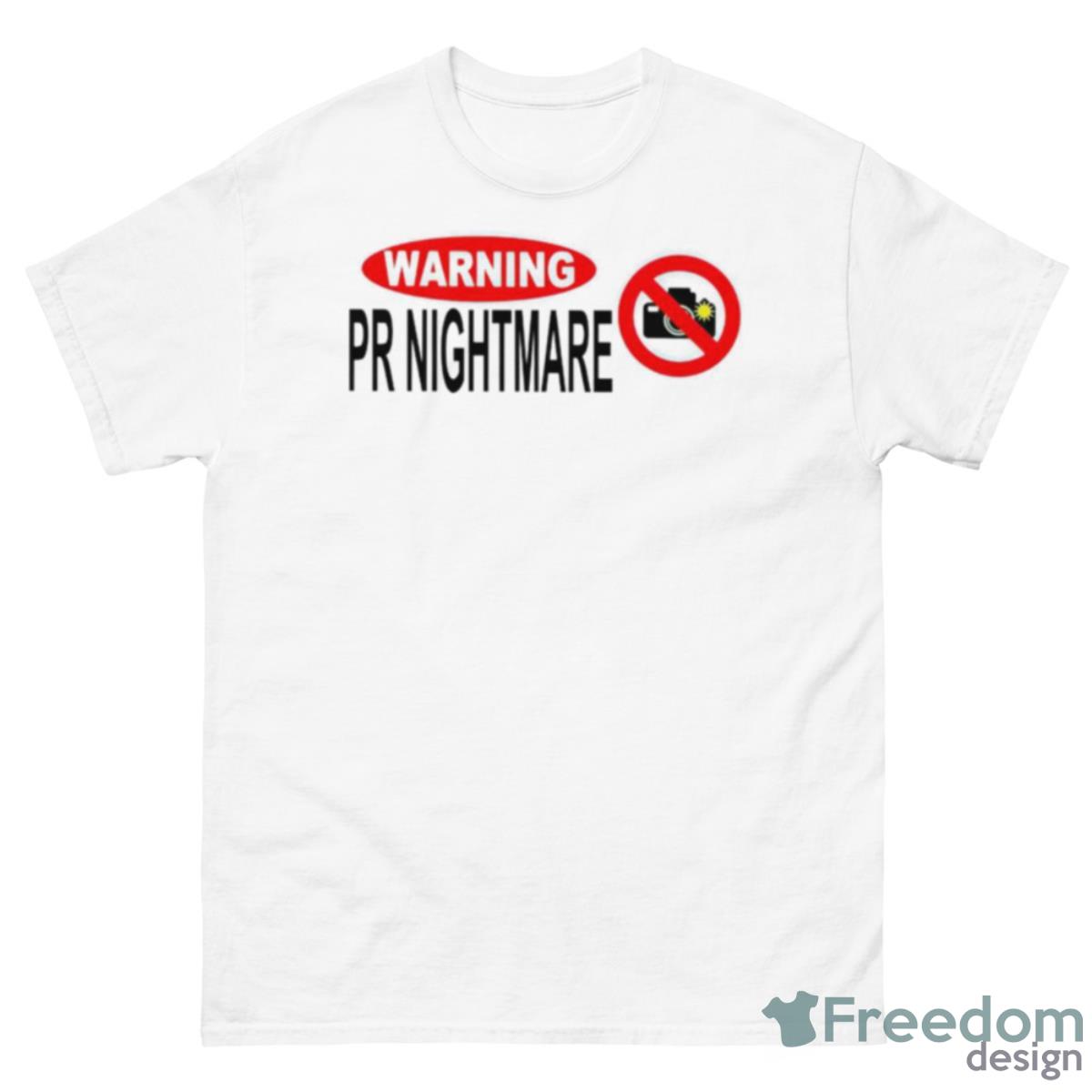 Warning Pr Nightmare Shirt - 500 Men’s Classic Tee Gildan