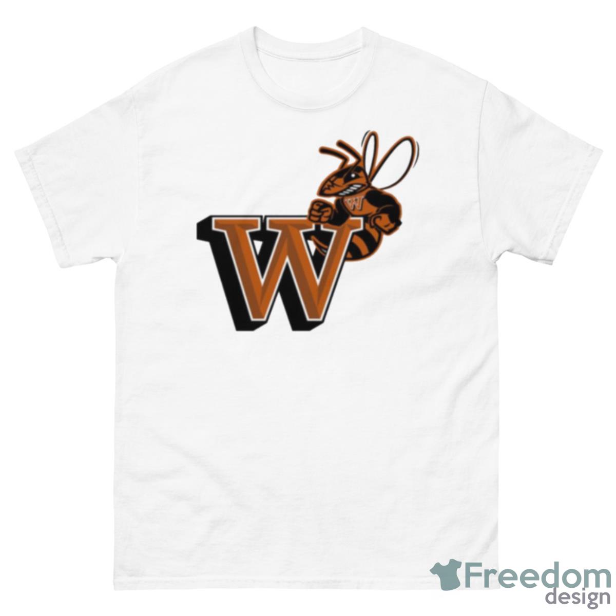 Waynesburg Yellowjackets Bee Shirt - 500 Men’s Classic Tee Gildan