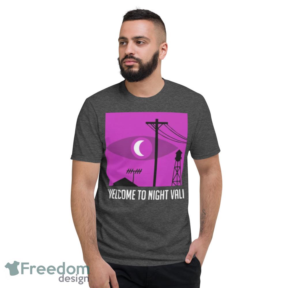 Welcome to night vale pink logo T shirt image Welcome to night vale pink logo T shirt - Short Sleeve T-Shirt-1