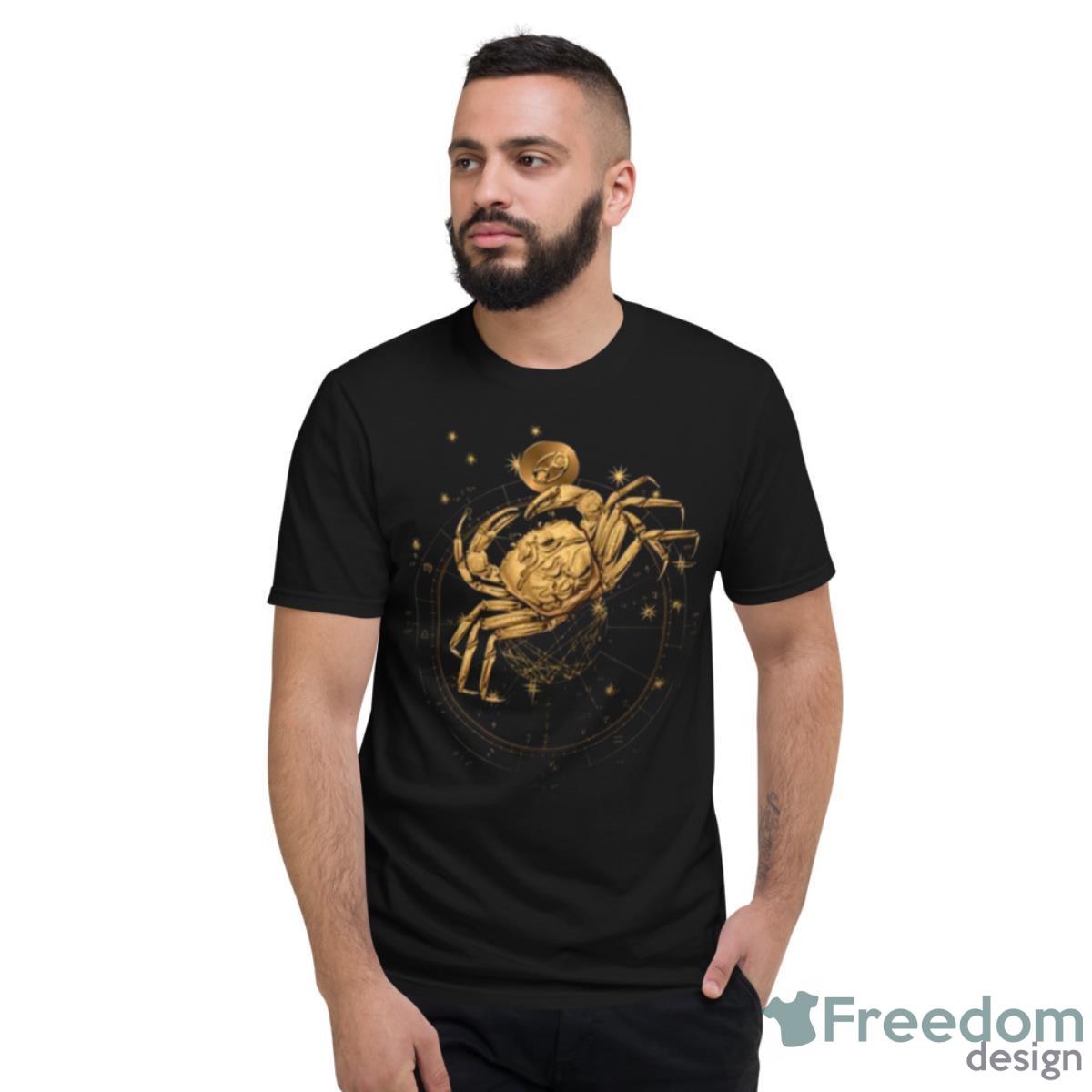 Western Zodiac Golden Cancer The Crab Shirt Product Photo 2