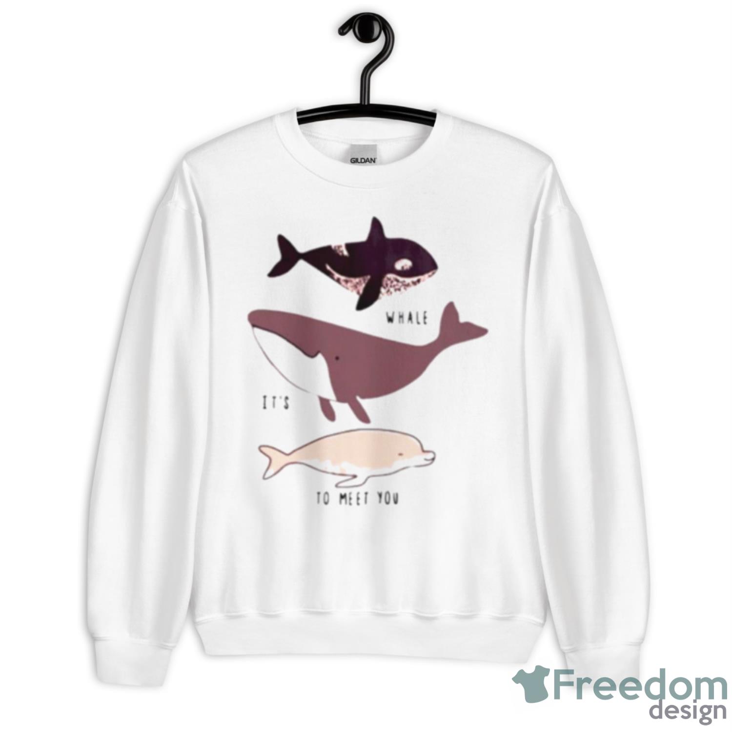 Whale It’s To Meet You Shirt - Unisex Heavy Blend Crewneck Sweatshirt