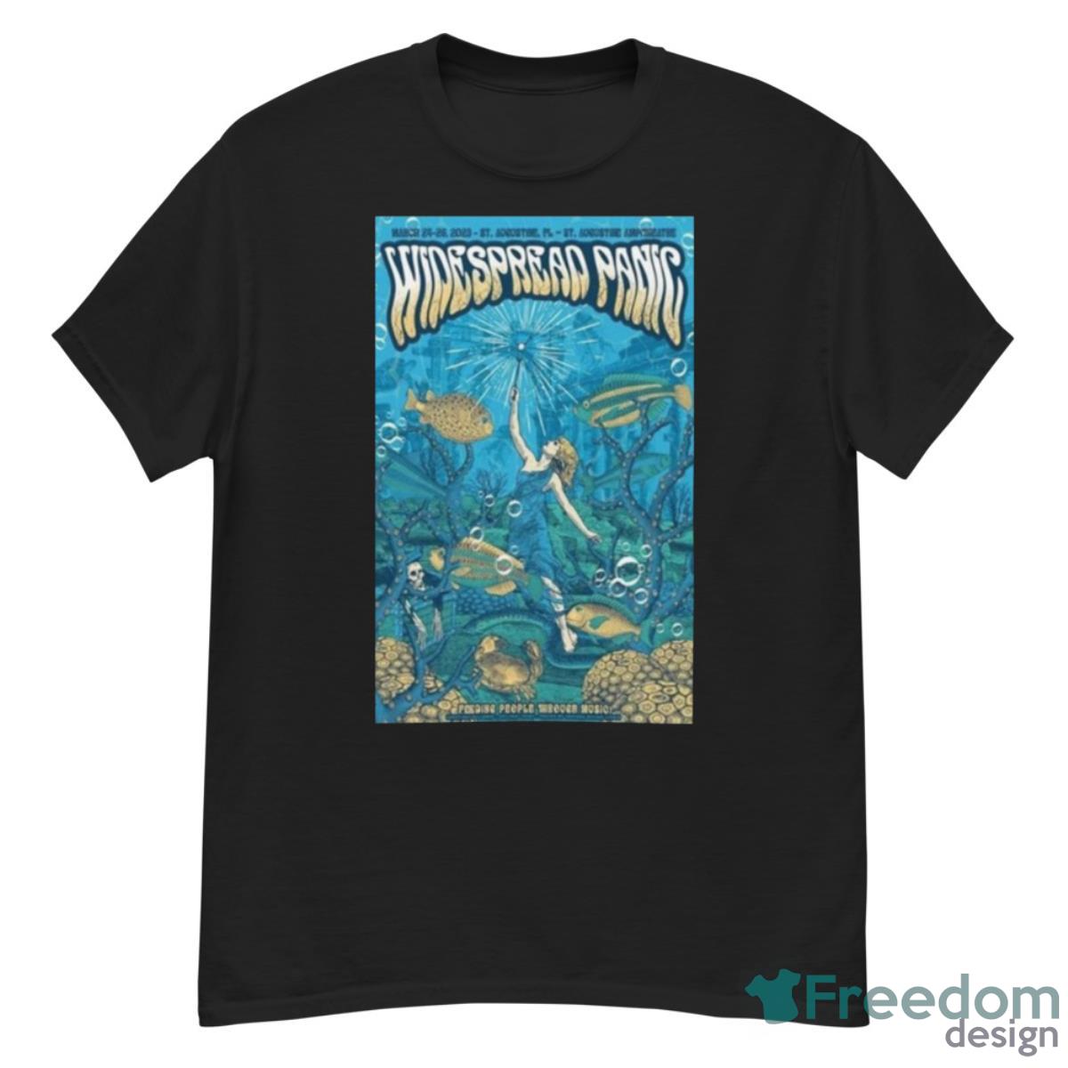 Widespread Panic St. Augustine Amphitheatre St. Augustine FL March 24 26 2023 Shirt - G500 Men’s Classic T-Shirt