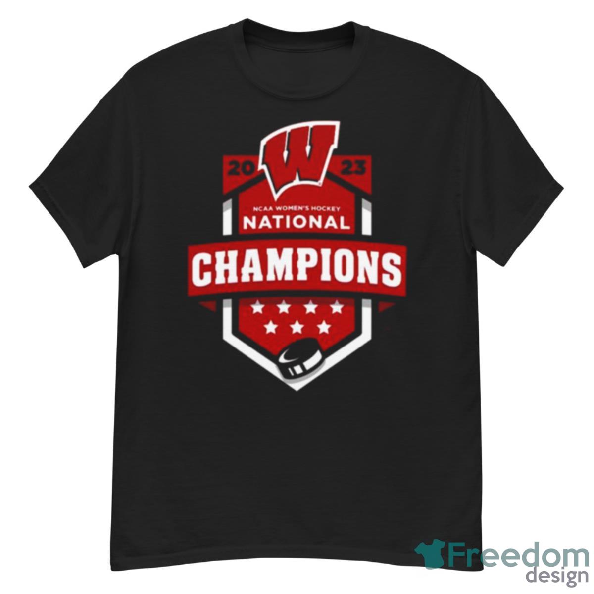 Wisconsin Badgers 2023 Ncaa Women’s Hockey National Champions Shirt - G500 Men’s Classic T-Shirt