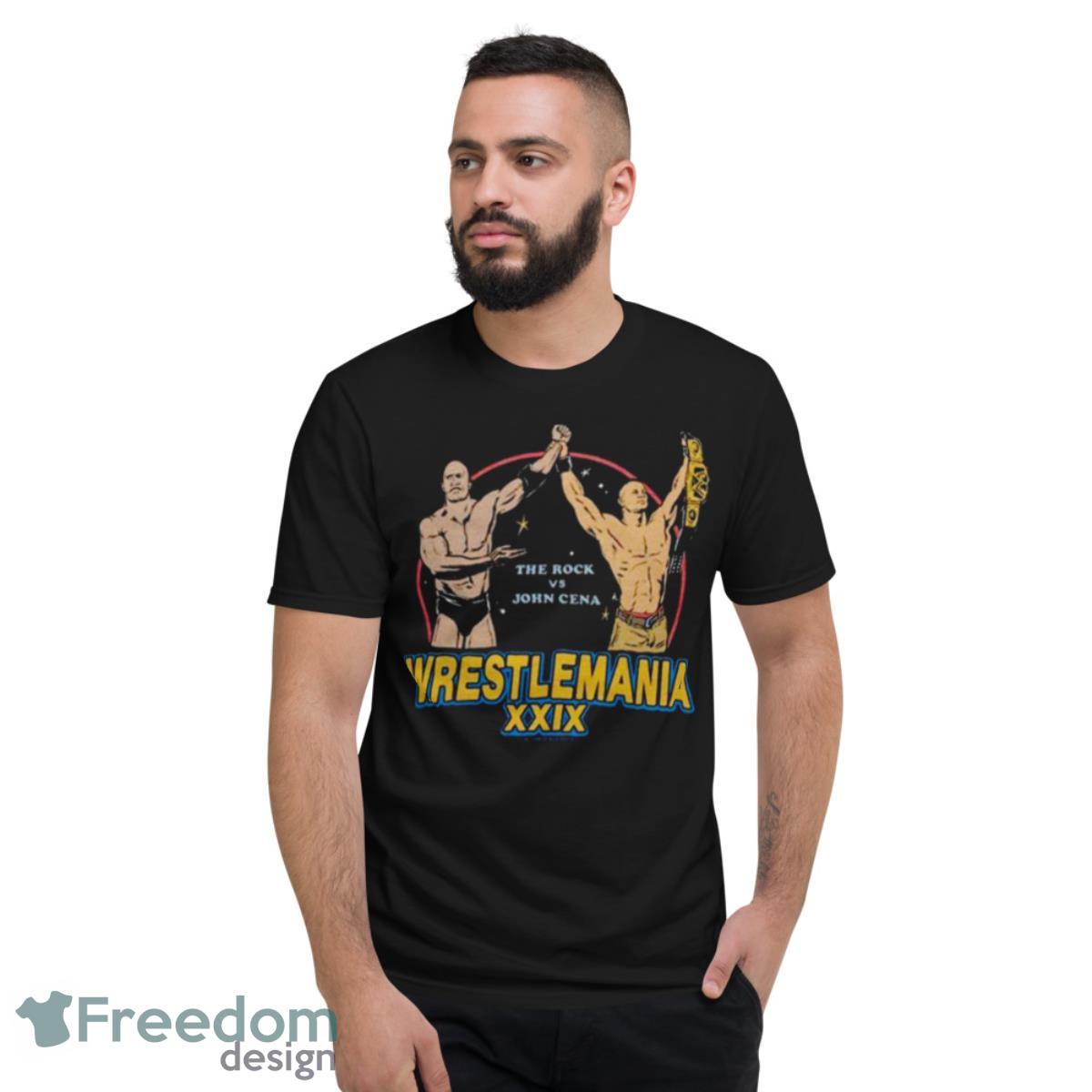 WrestleMania XXIX Rock Vs Cena Shirt - Short Sleeve T-Shirt