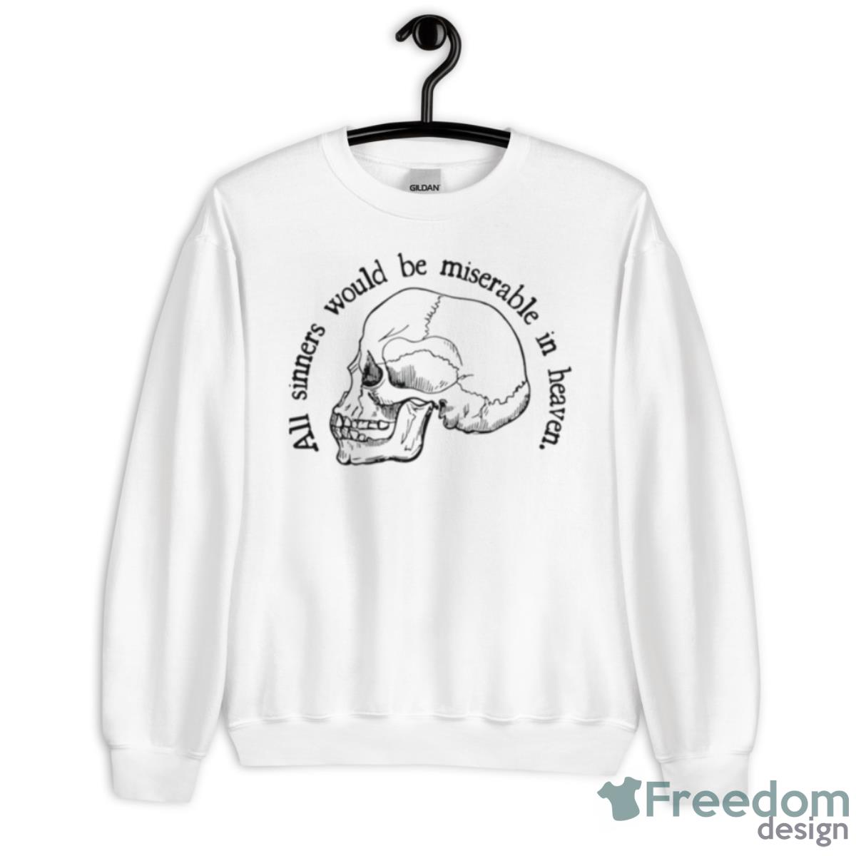 Wuthering Heights Skull Sinners Shirt - Unisex Heavy Blend Crewneck Sweatshirt