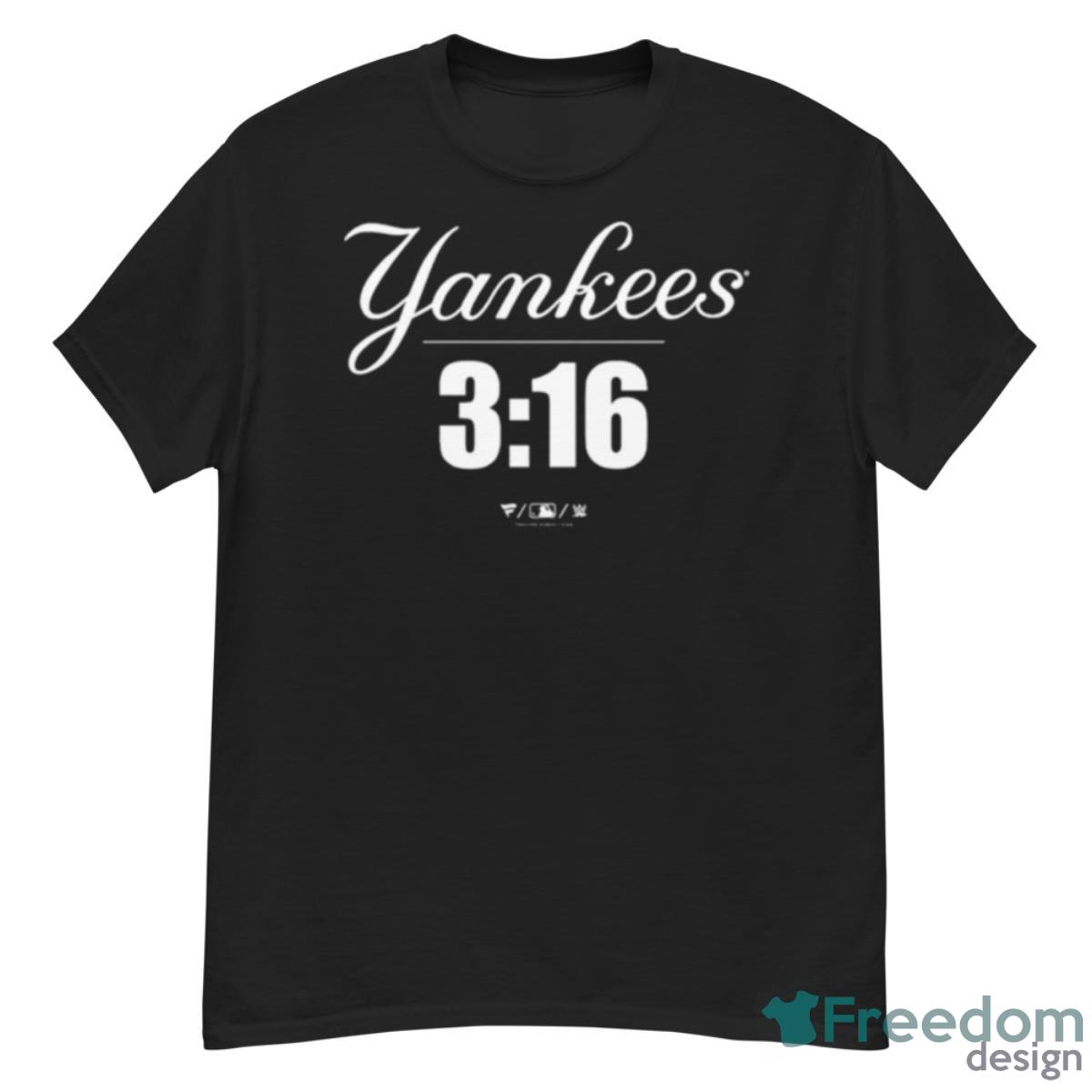 Yankees Fanatics Branded 3 16 Stone Cold Steve Austin New York Shirt Product Photo 1