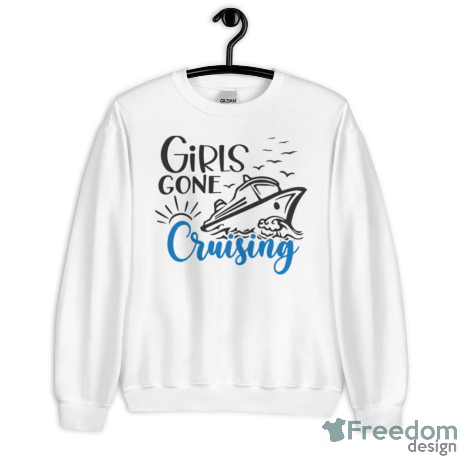 Yatch Design Girls Gone Cruising Shirt - Unisex Heavy Blend Crewneck Sweatshirt