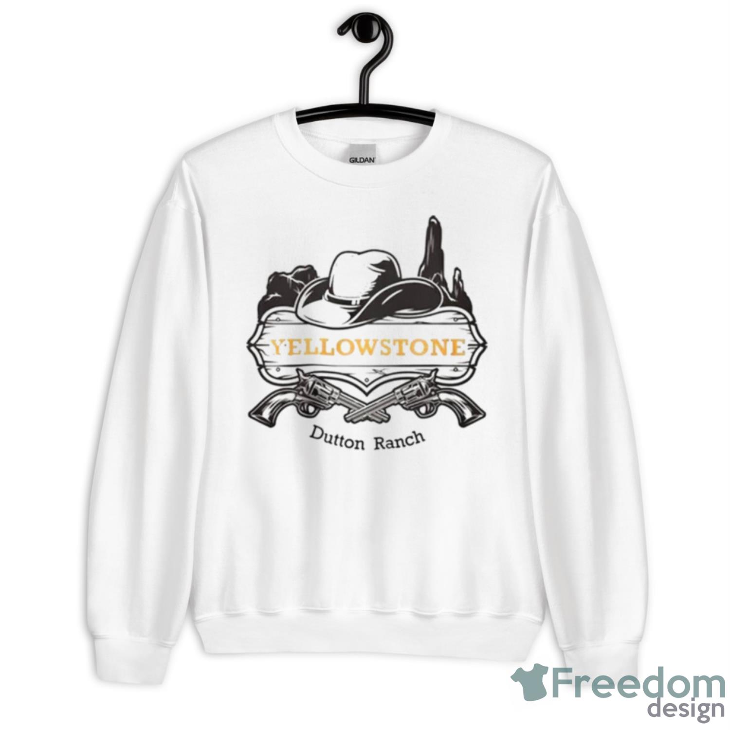 Yellowstone Dutton Ranch Hat Shirt - Unisex Heavy Blend Crewneck Sweatshirt