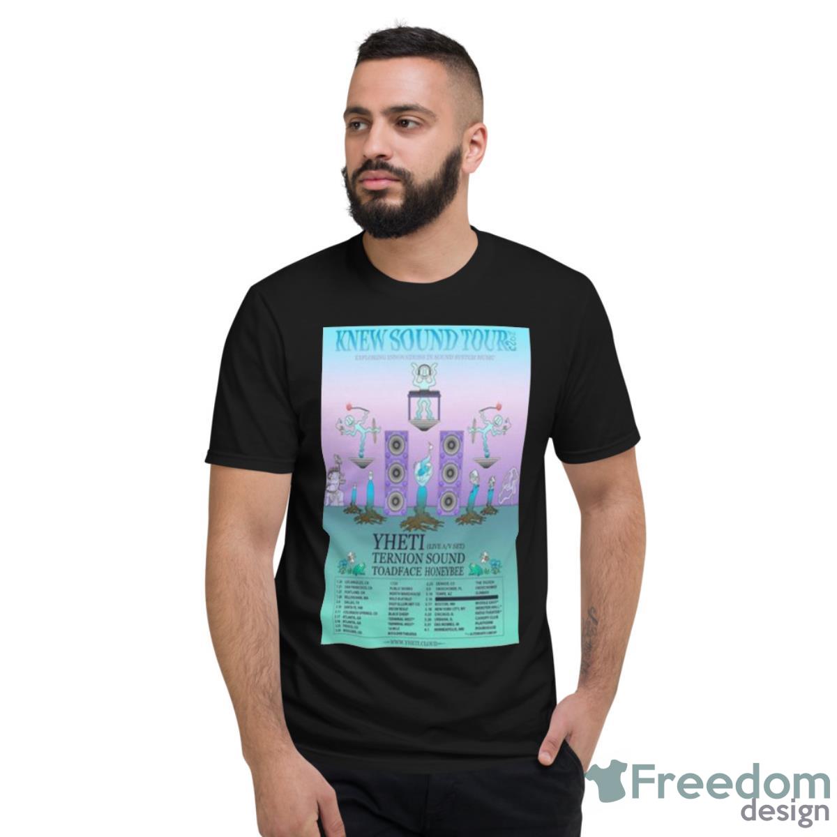 Yheti Knew Sound Tour 2023 Poster Shirt - Short Sleeve T-Shirt