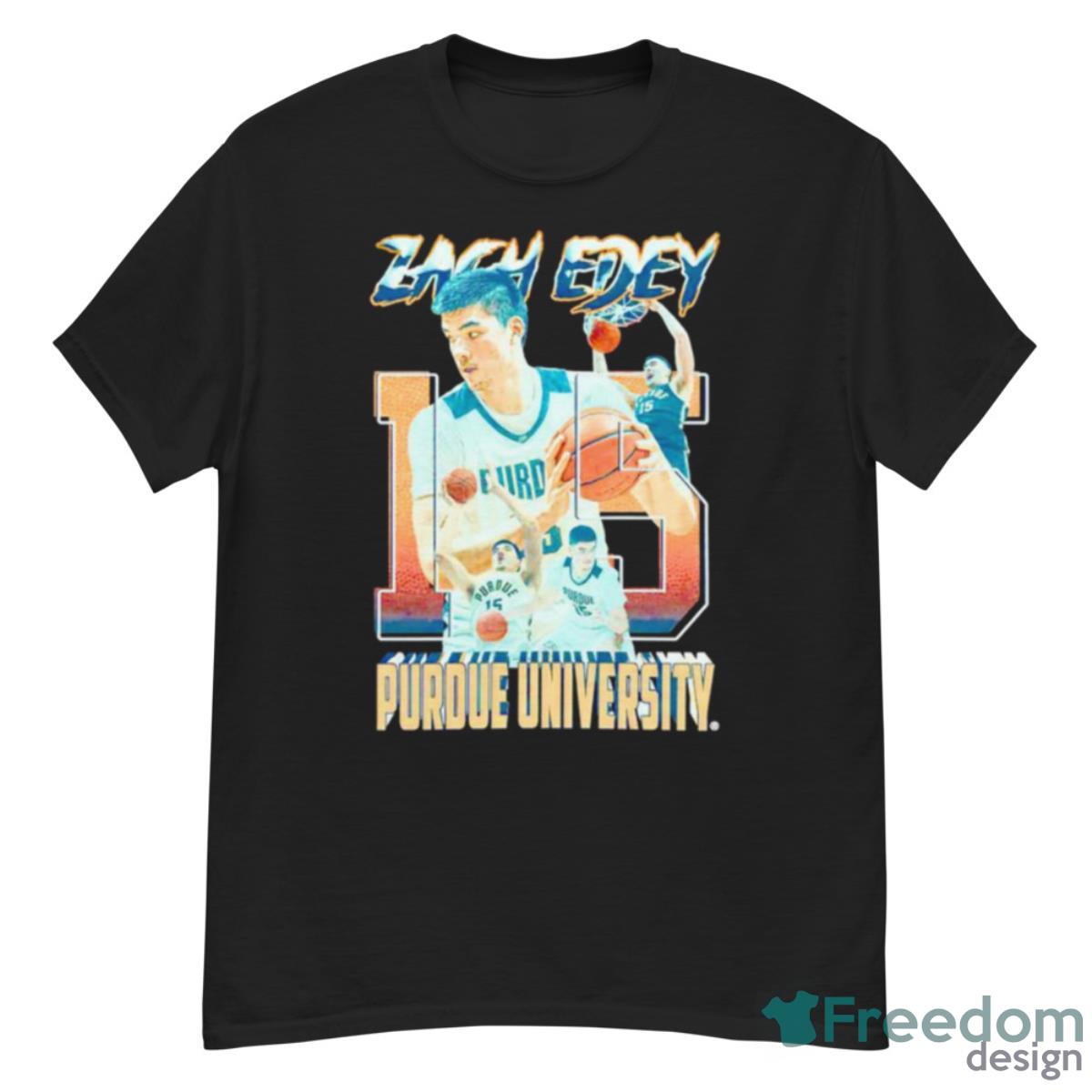 Zach Edey Purdue University Picture Collage Shirt Product Photo 1