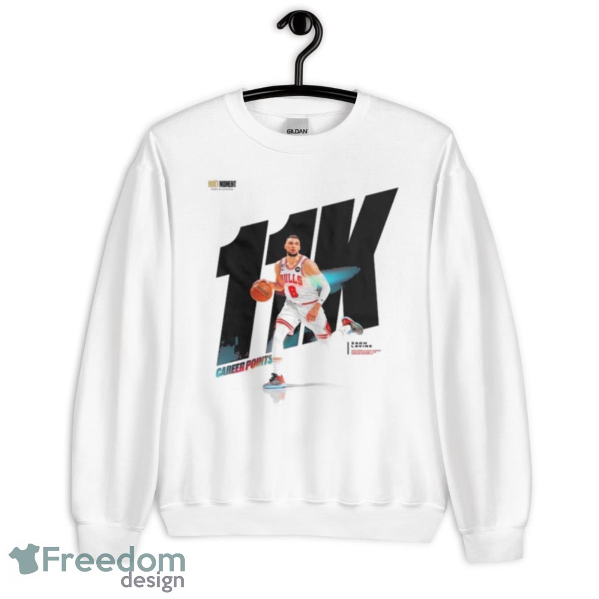 Zach Lavine 11k Points And Counting In NBA Career Shirt - Unisex Heavy Blend Crewneck Sweatshirt