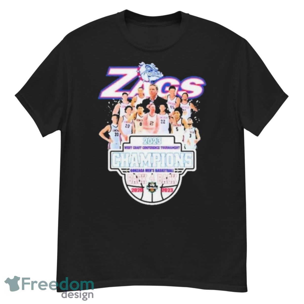 Zags 2023 West Coast Conference Tournament Champions Gonzaga Shirt - G500 Men’s Classic T-Shirt