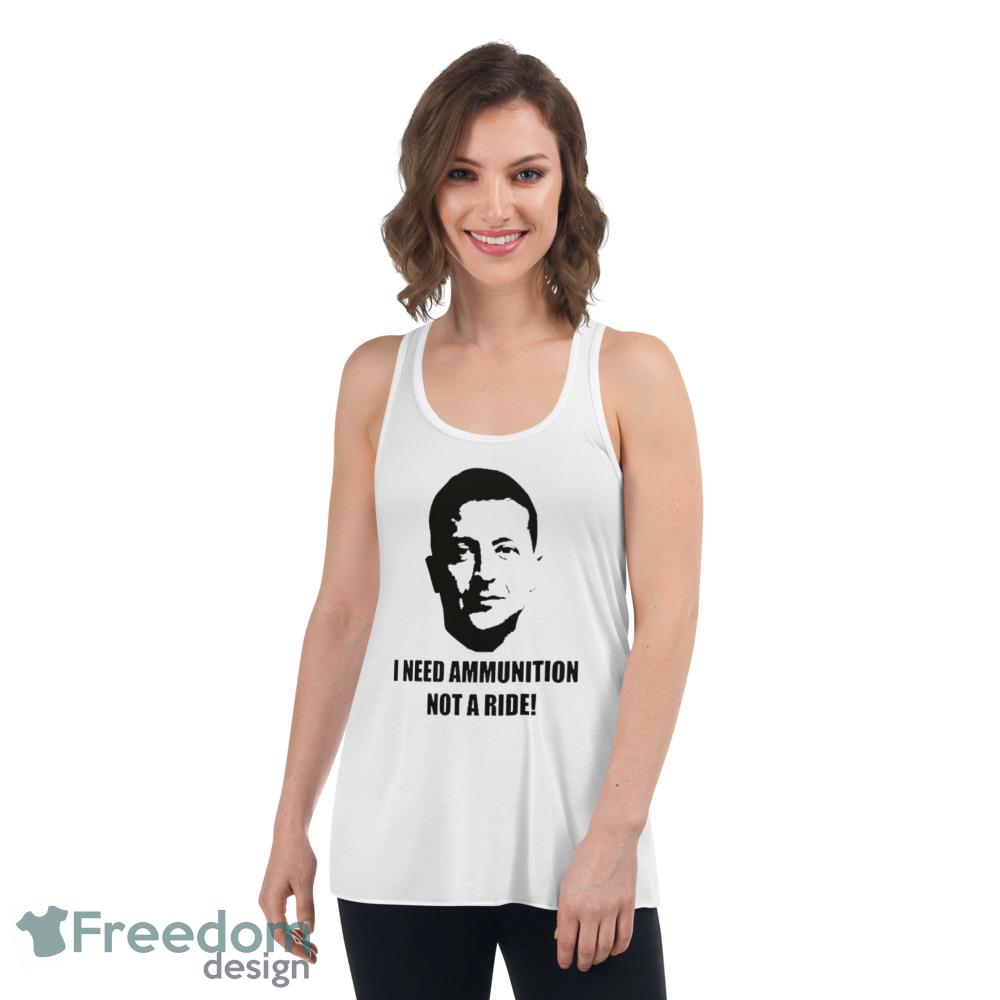Zelensky I Need Ammunition Not a Ride Zelensky comedian elected president of Ukraine shirt - Womens Flowy Racerback Tank Zelensky I Need Ammunition Not a Ride Zelensky comedian elected president of Ukraine shirt - Womens Flowy Racerback Tank