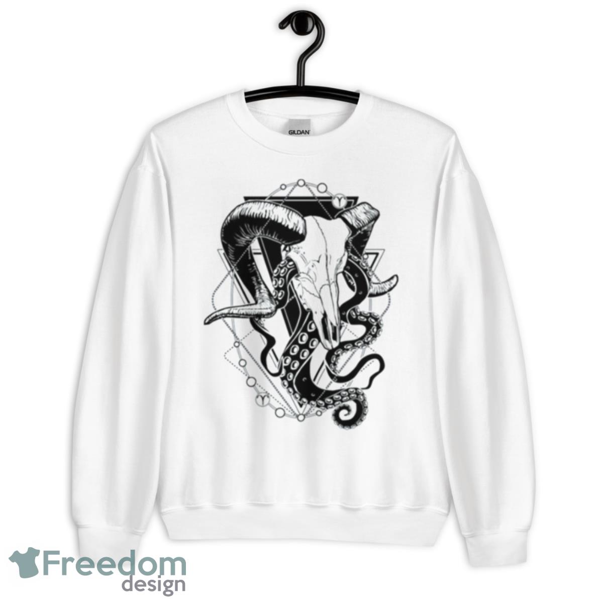 Zodiac Dead Aries & Tentacles shirt - Unisex Heavy Blend Crewneck Sweatshirt