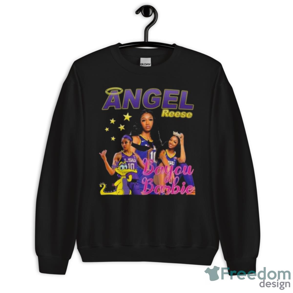 2023 Angel Reese LSU Bayou Barbie Shirt - Unisex Crewneck Sweatshirt