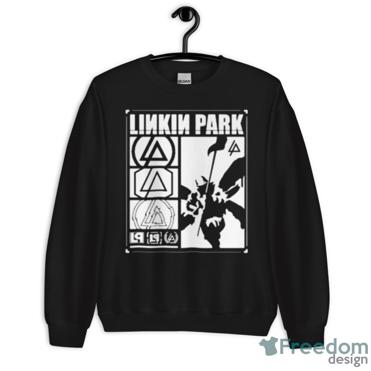 2023 Linkin Park Logos Rectangle Shirt - Unisex Crewneck Sweatshirt