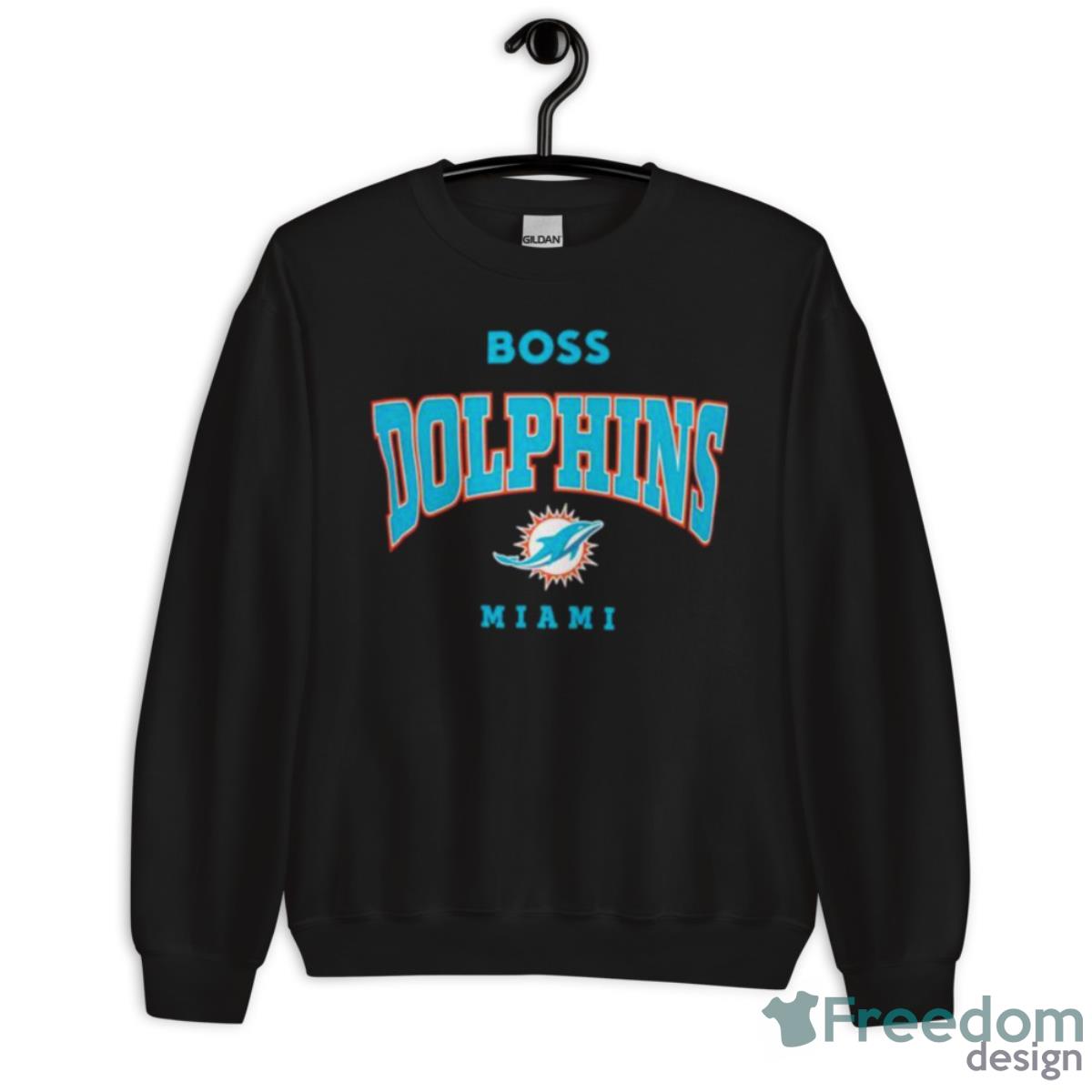 2023 Miami Dolphins BOSS NFL Huddle Shirt - Unisex Crewneck Sweatshirt