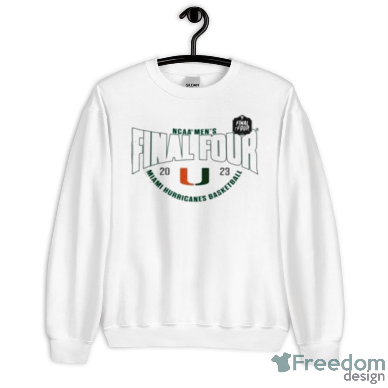 2023 Miami Hurricanes Ncaa Final Four Shirt - Unisex Heavy Blend Crewneck Sweatshirt