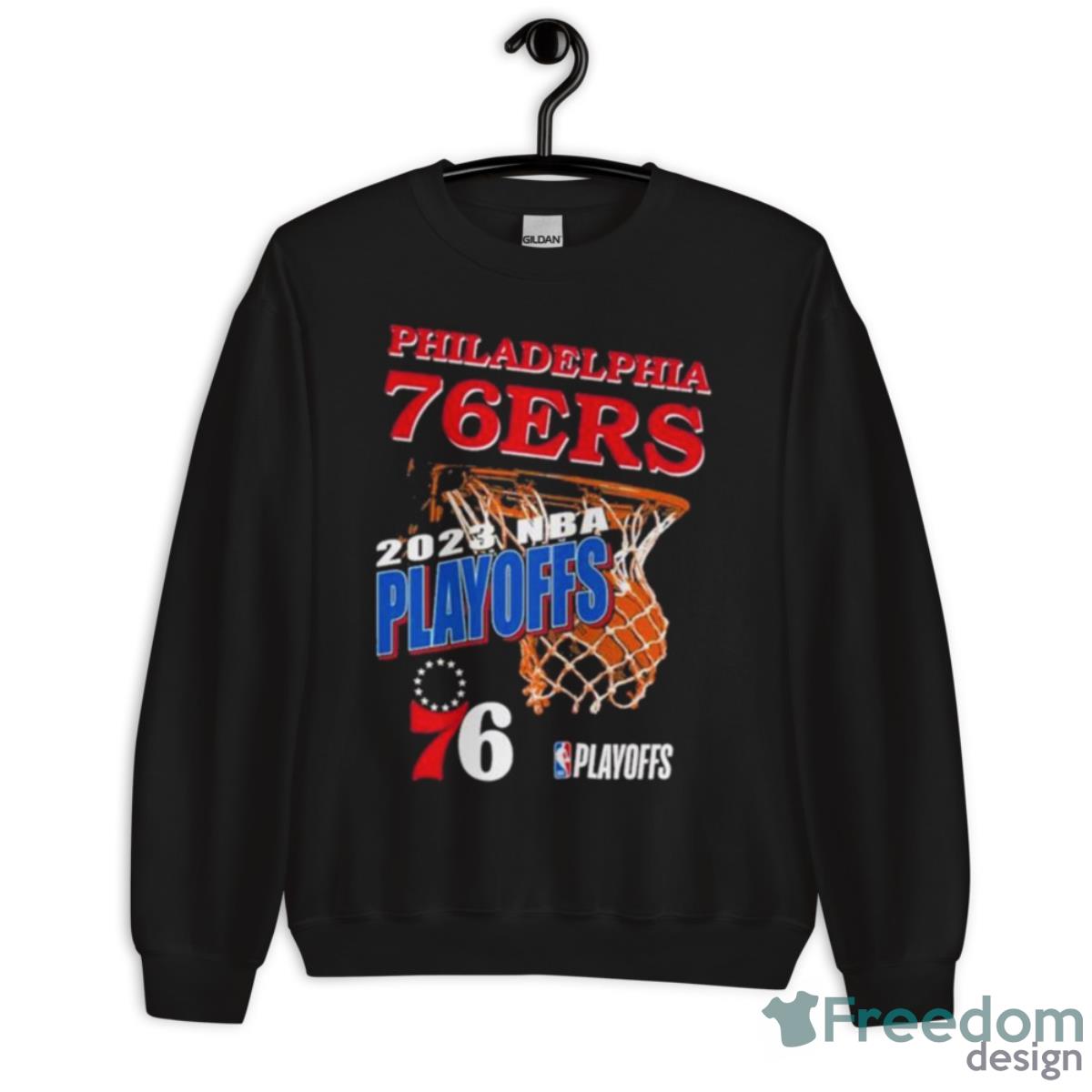 2023 NBA Playoffs Philadelphia 76ers Hype Shirt - Unisex Crewneck Sweatshirt