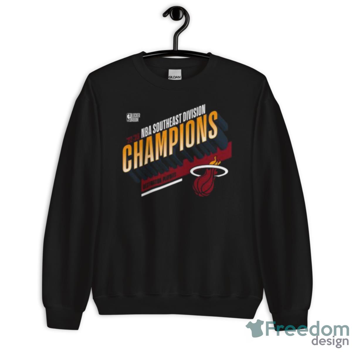 2023 Southeast Division Champions Miami Heat Shirt - Unisex Crewneck Sweatshirt