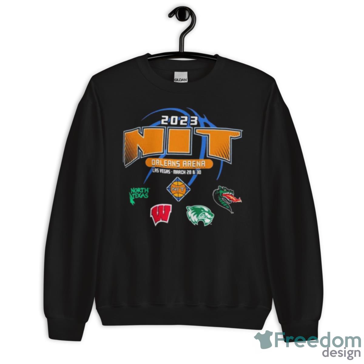 4 Team 2023 Division I Men’s Basketball Postseason NIT Shirt - Unisex Crewneck Sweatshirt