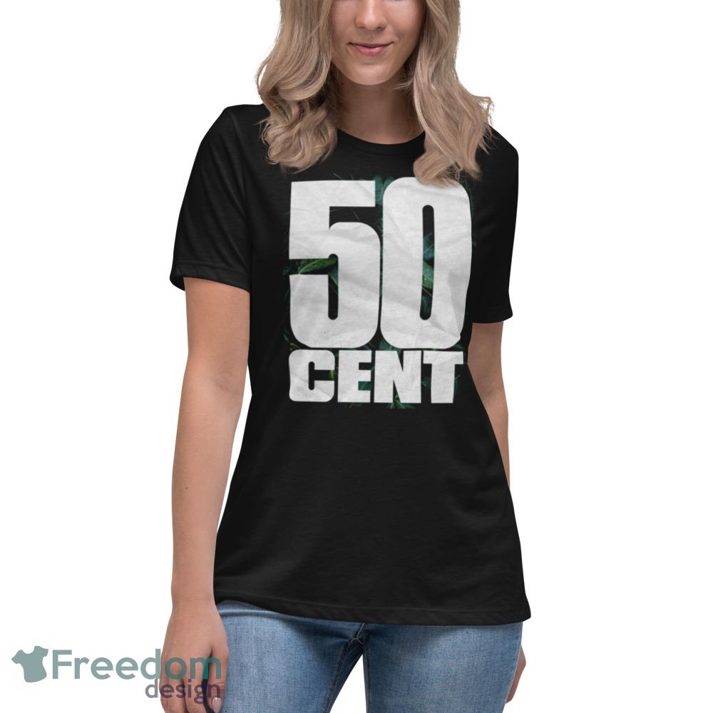 #50 50 Cent Rapper Logo Graphics Black T shirts For Men And Women - 6400 Womens Relaxed Short Sleeve Jersey Tee #50 50 Cent Rapper Logo Graphics Black T shirts For Men And Women - 6400 Womens Relaxed Short Sleeve Jersey Tee