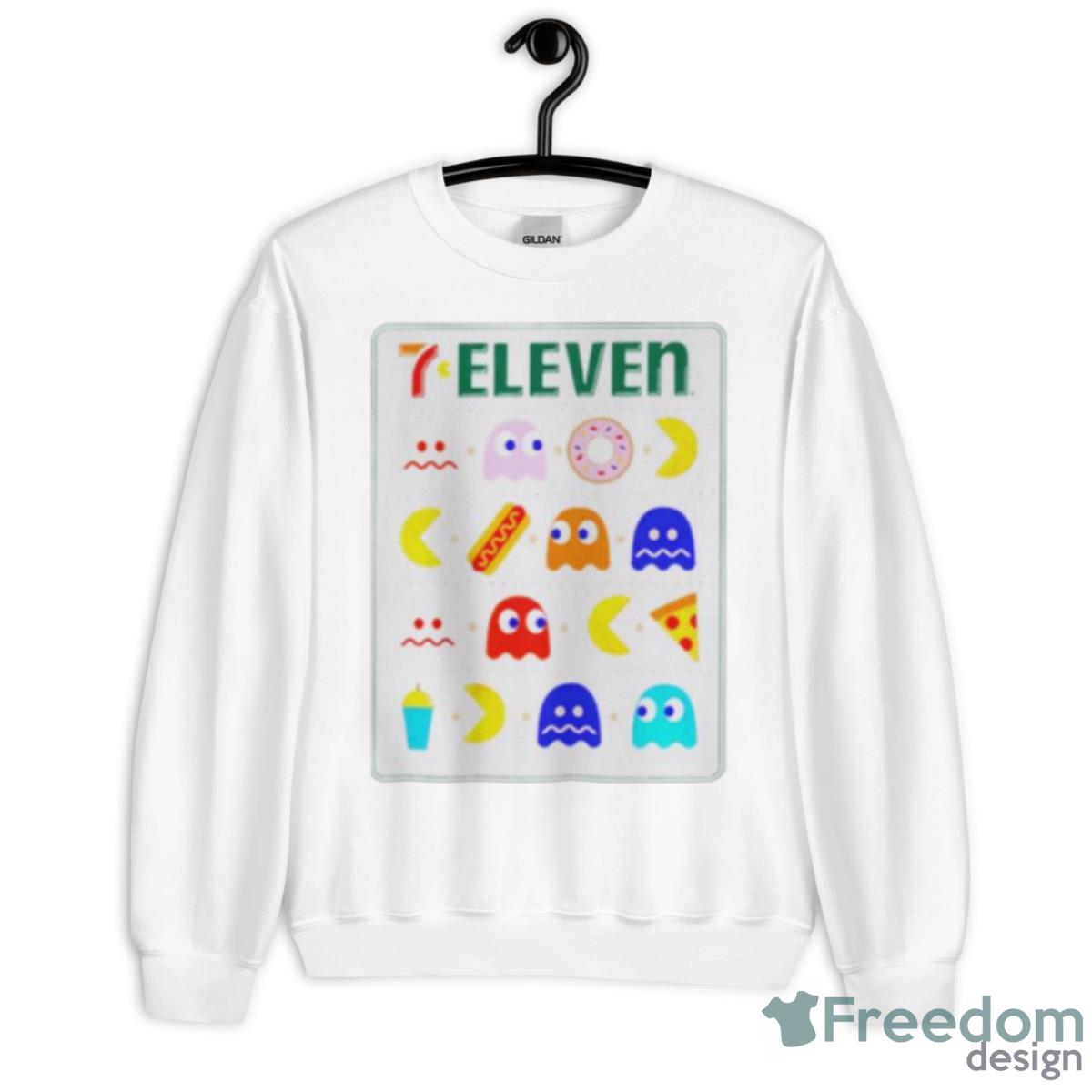 7 Eleven Pac Man Shirt - Unisex Heavy Blend Crewneck Sweatshirt