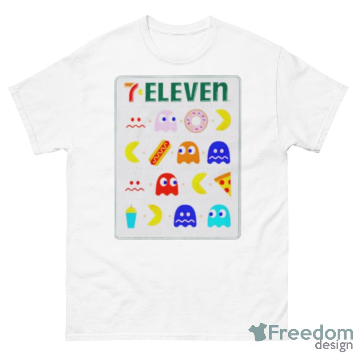 7 Eleven Pac Man Shirt - 500 Men’s Classic Tee Gildan