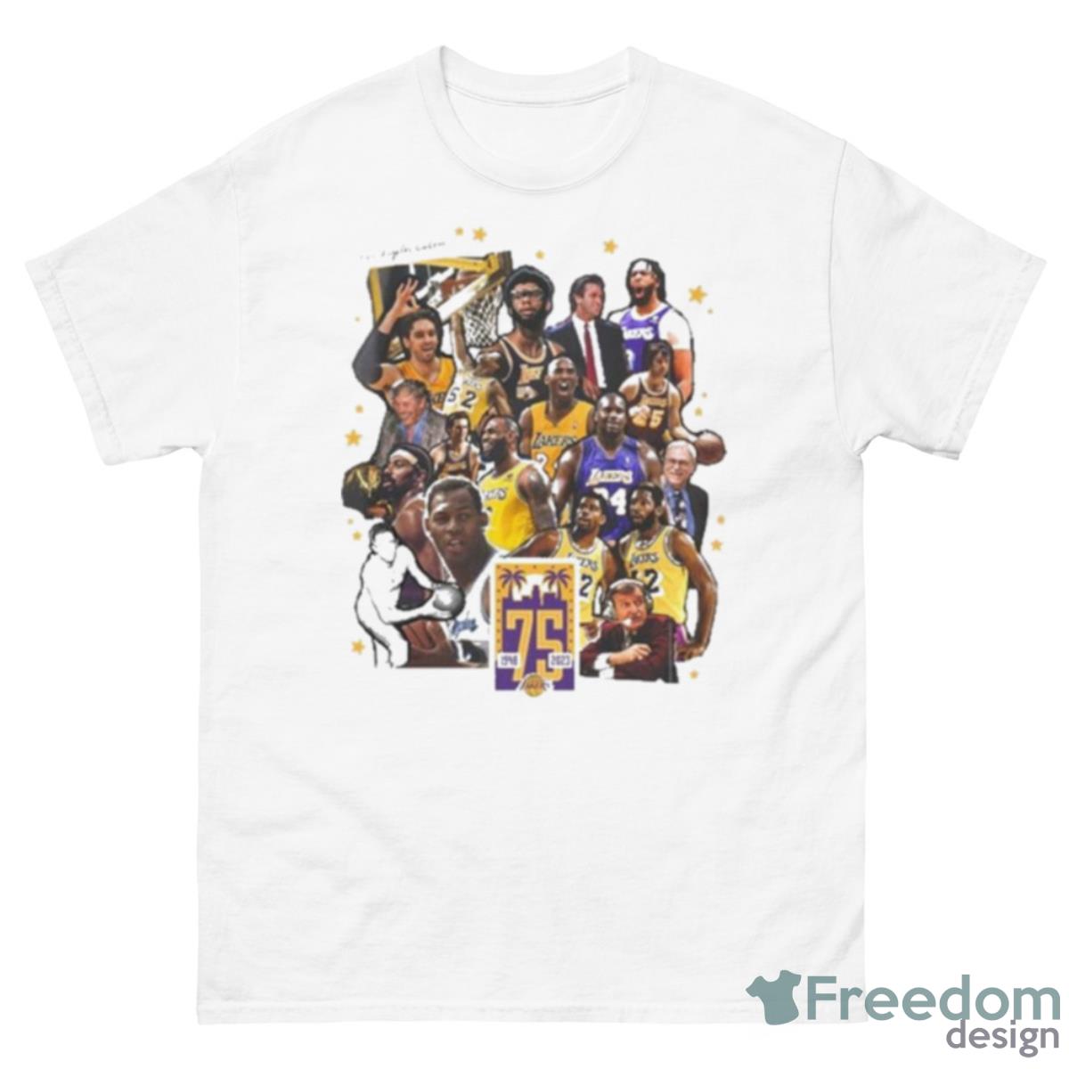 75th 1948 2023 Anniversary Lakers Teams Shirt - 500 Men’s Classic Tee Gildan