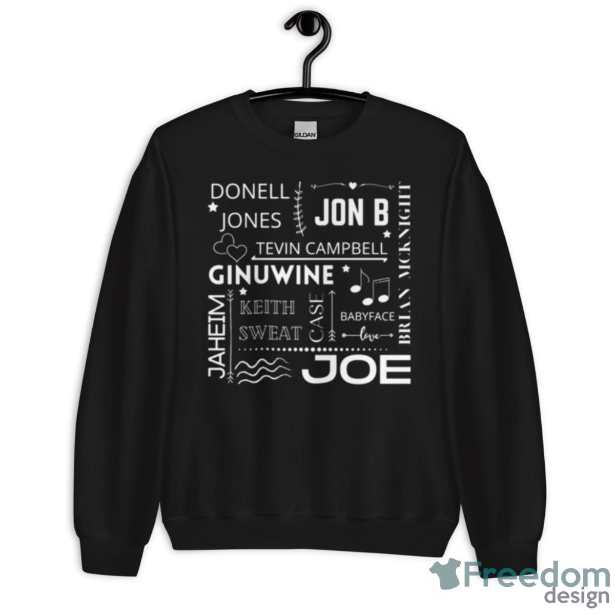 90s R And B Black Male Singing Icons Ginuwine Shirt - Unisex Crewneck Sweatshirt