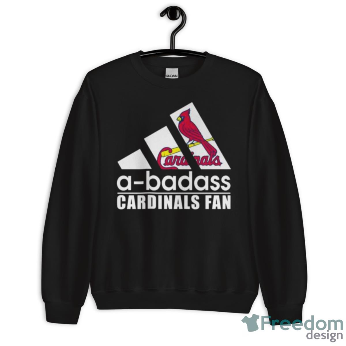 A Badass St Louis Cardinals Fan Shirt - Unisex Crewneck Sweatshirt