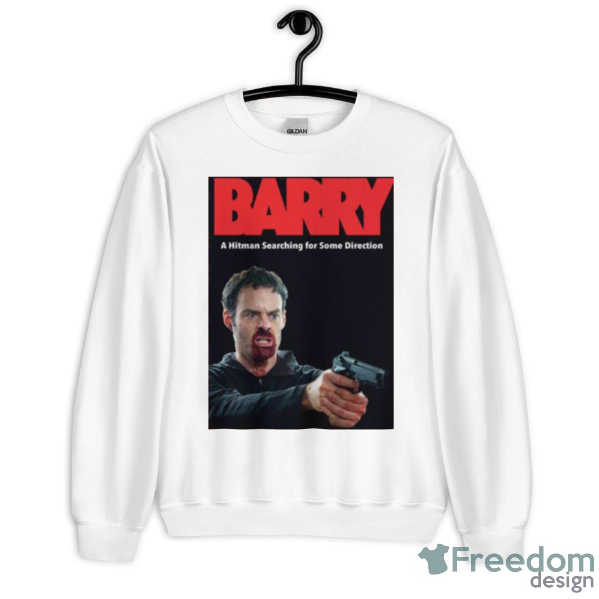 A Hitman Searching For Some Direction Barry Tv Series Shirt - Unisex Heavy Blend Crewneck Sweatshirt